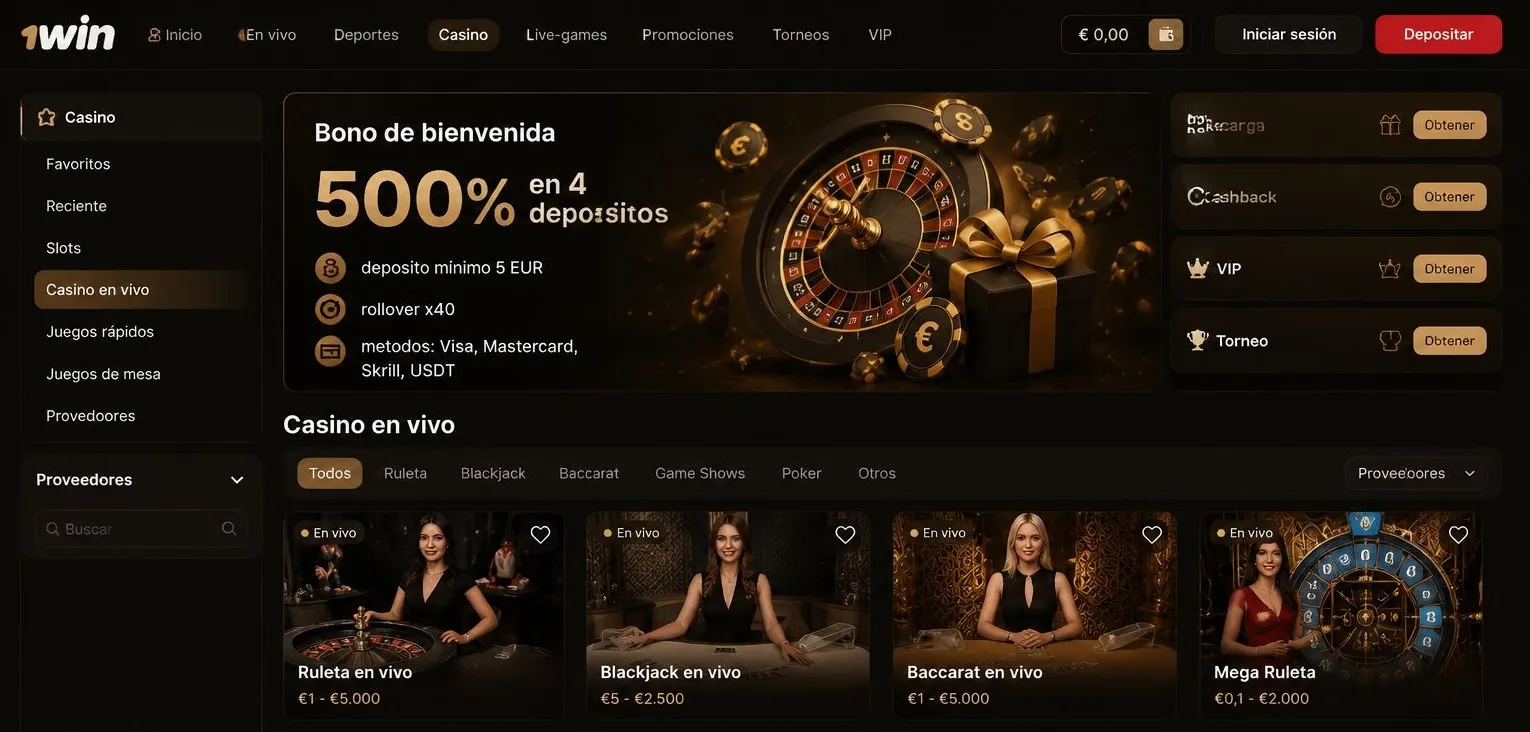 Apuestas deportivas: lo que cubre 1win bet en la región